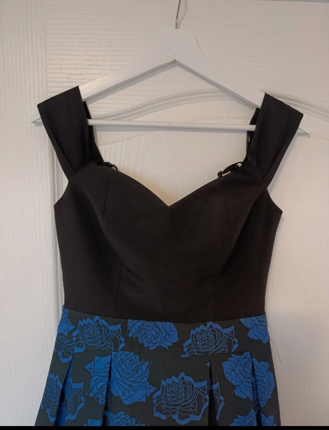 Rochie BSB albastru cu negru