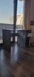 Birou BILLUND 54x120 ciment/alb