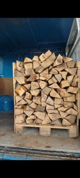 Vind Lemne Uscate Stejar Fag Paletat