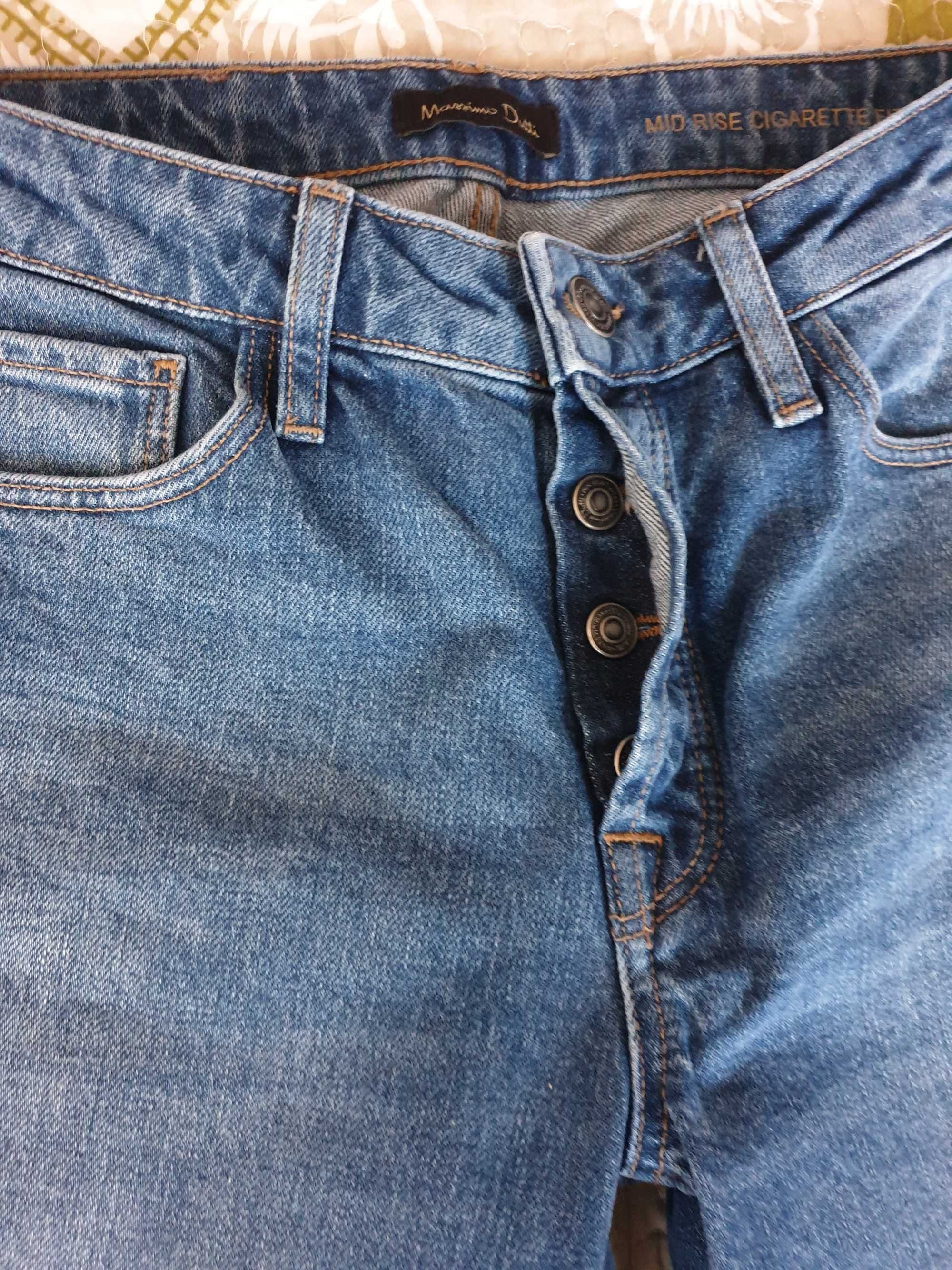 Blugi albastri Massimo Dutti Zara