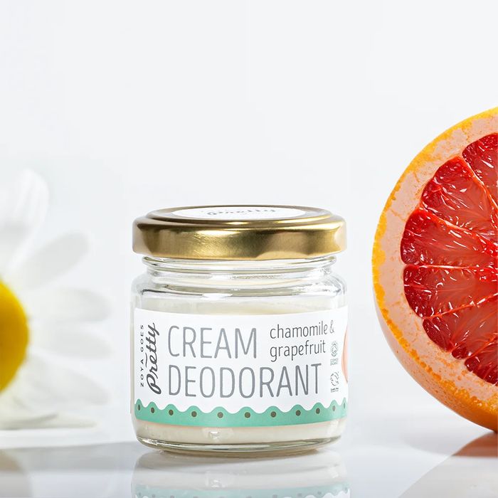 Deodorant Cremă cu Mușețel și Grapefruit