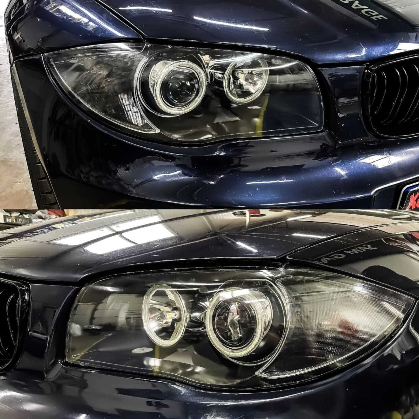 Lupe Morimoto+Kit Xenon +Angel eyes Led SAMSUNG BMW E86/E87