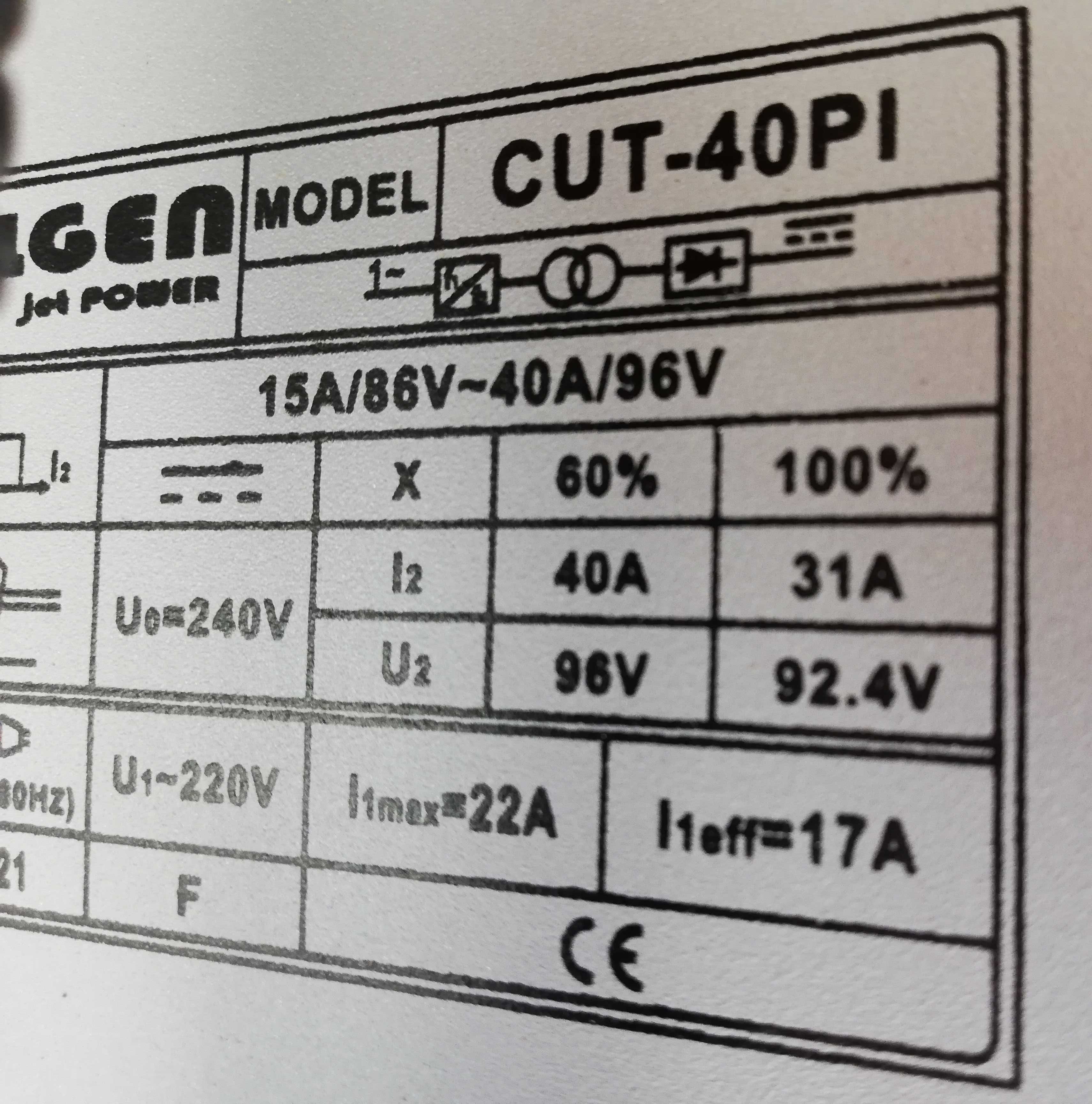 CUT-40PI - IGBT Машина за плазмено рязане Elgen Jet Power