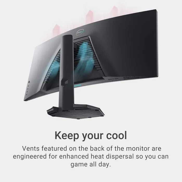 Dell S3422DWG Curved Gaming Monitor - 34 Inch 1800R Curved 144Hz