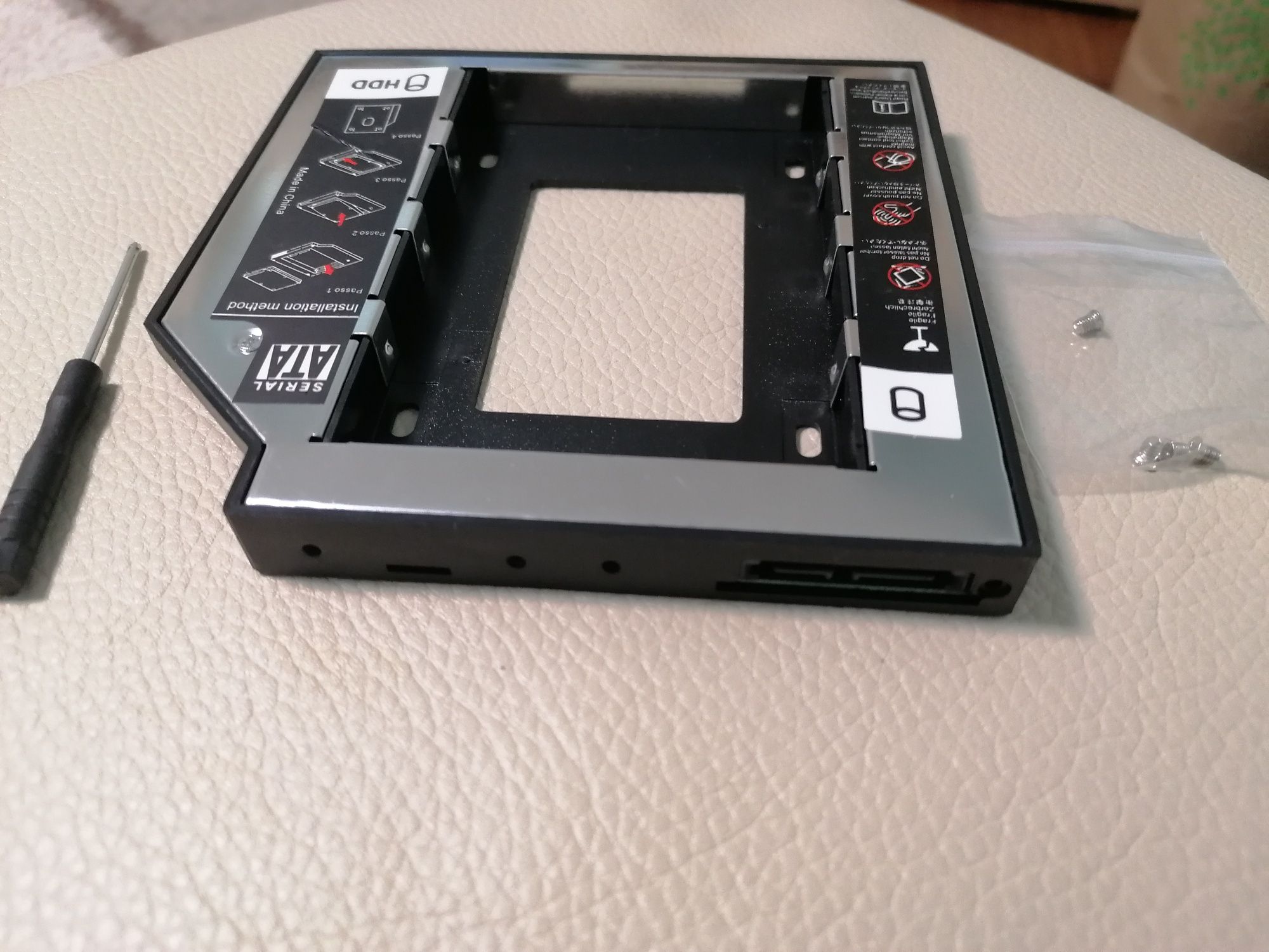 Adaptor rack HDD SSD laptop 12,7mm