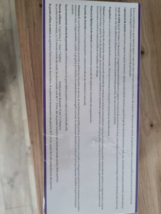 Tonic imunitate copii formulă concentrată-24 doze Albina carpatină