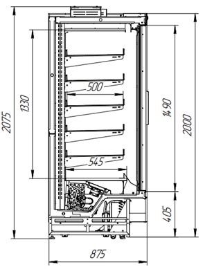 Морозильник (холодильник низкотемпературный, до -18°С) MAGMA