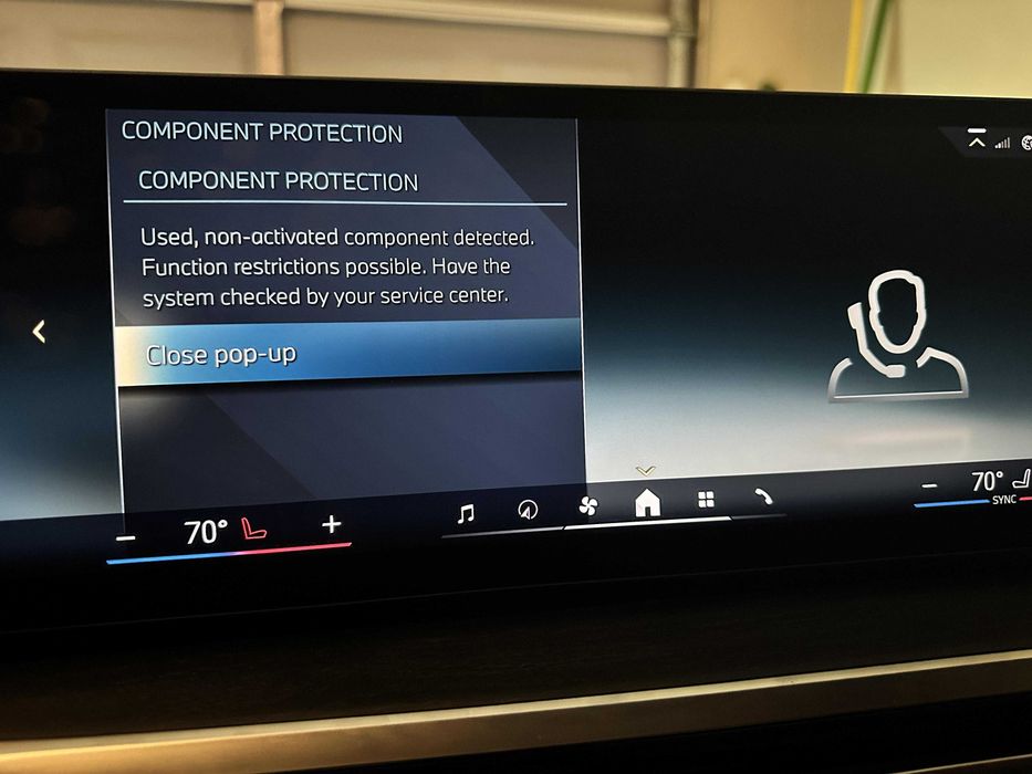 Service unitati navigatii BMW Gxx MGU iD7 iD8 component protection FSC