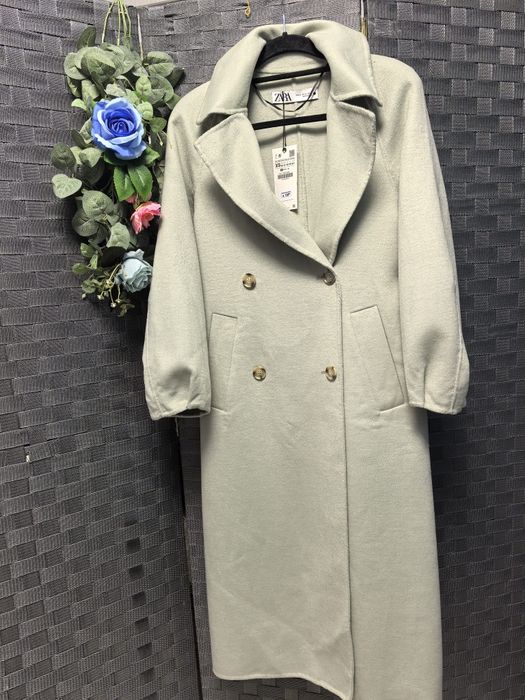 Palton Zara amestec de lana masura XS oversized