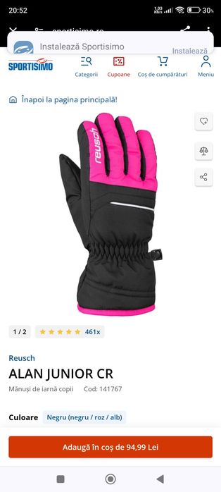 Vând mănuși iarna/schi