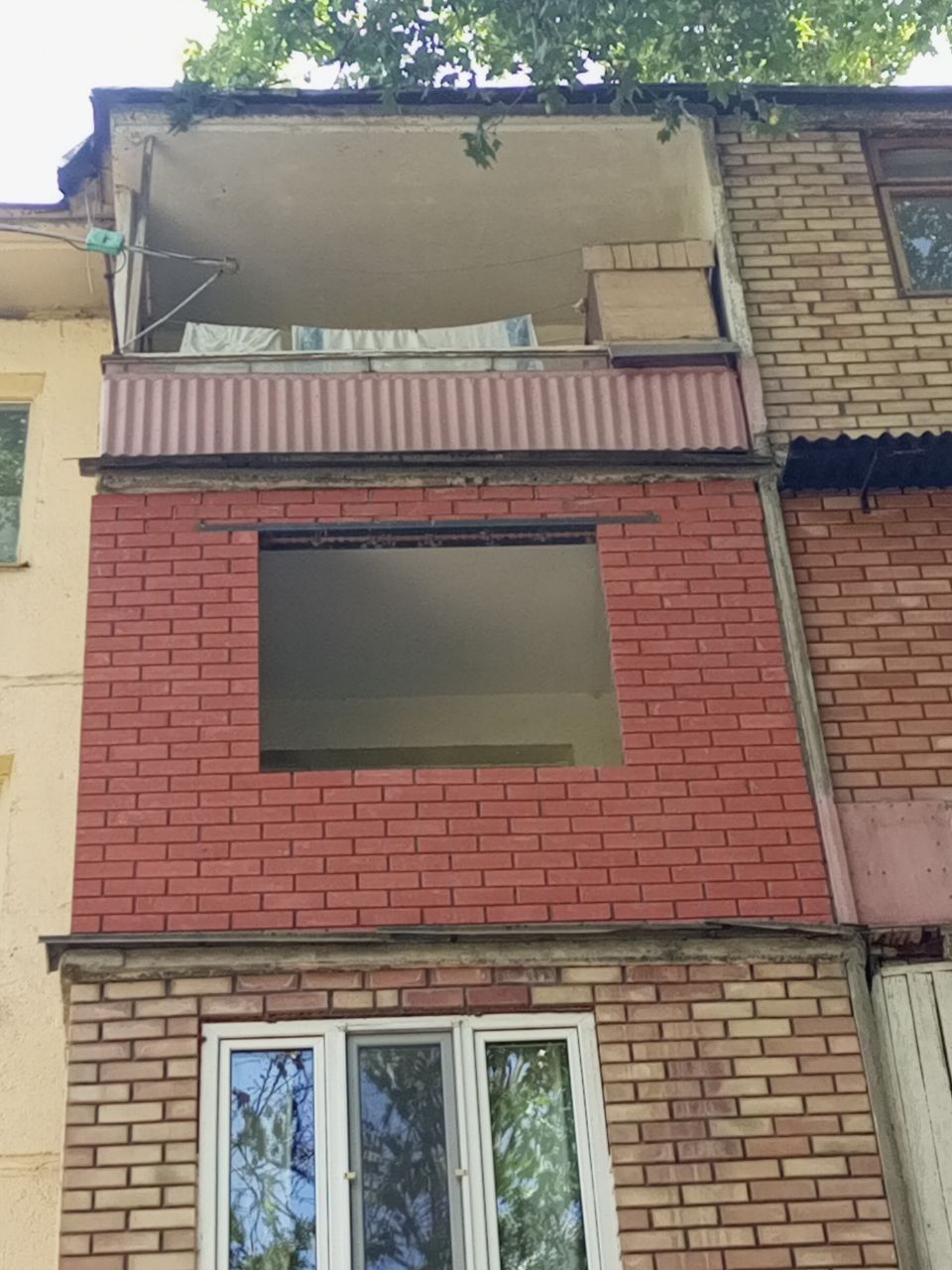 Кладка балкона кирпичная балконга гишт кирпич терамиз