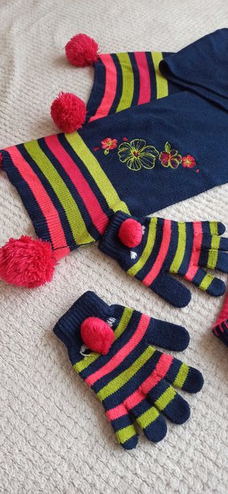 Комплект Orchestra шапка, шал, ръкавици