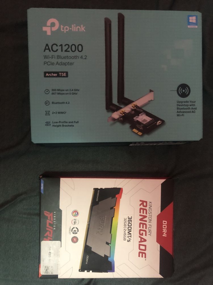 PCI адаптер Wi-Fi+Bluetooth