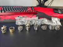 Inele de inox - skull, route66, vegvisir, rebel, ram, death, biker etc