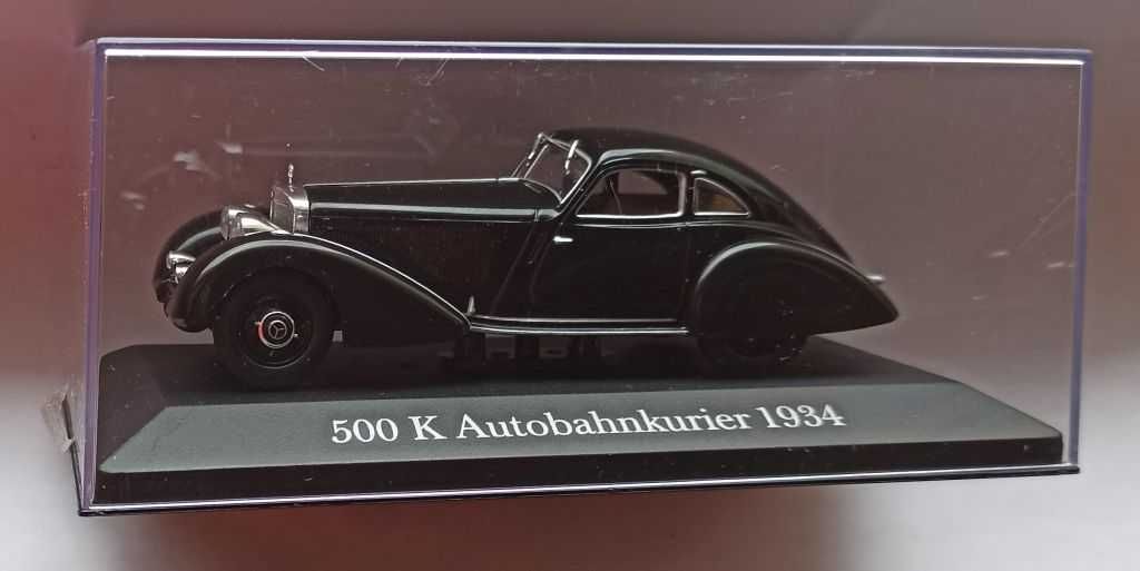 Macheta Mercedes-Benz 500 K Autobahnkurier 1934 - IXO/Altaya 1/43