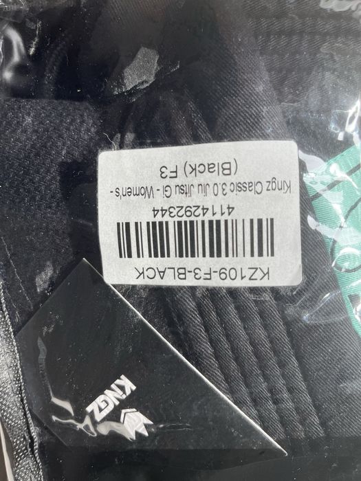 Kimono/Gi BJJ Kingz Classic 3.0 negru F3