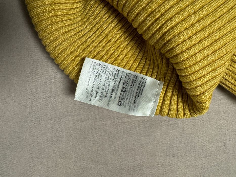 Bluză galben muștar, mărimea S, H&M