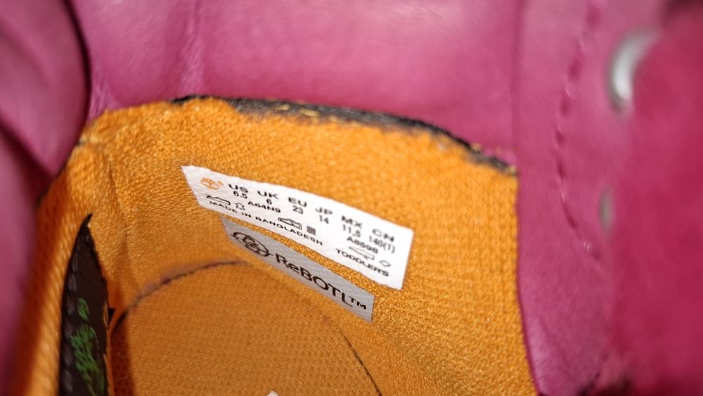 Timberland waterproof 23 номер