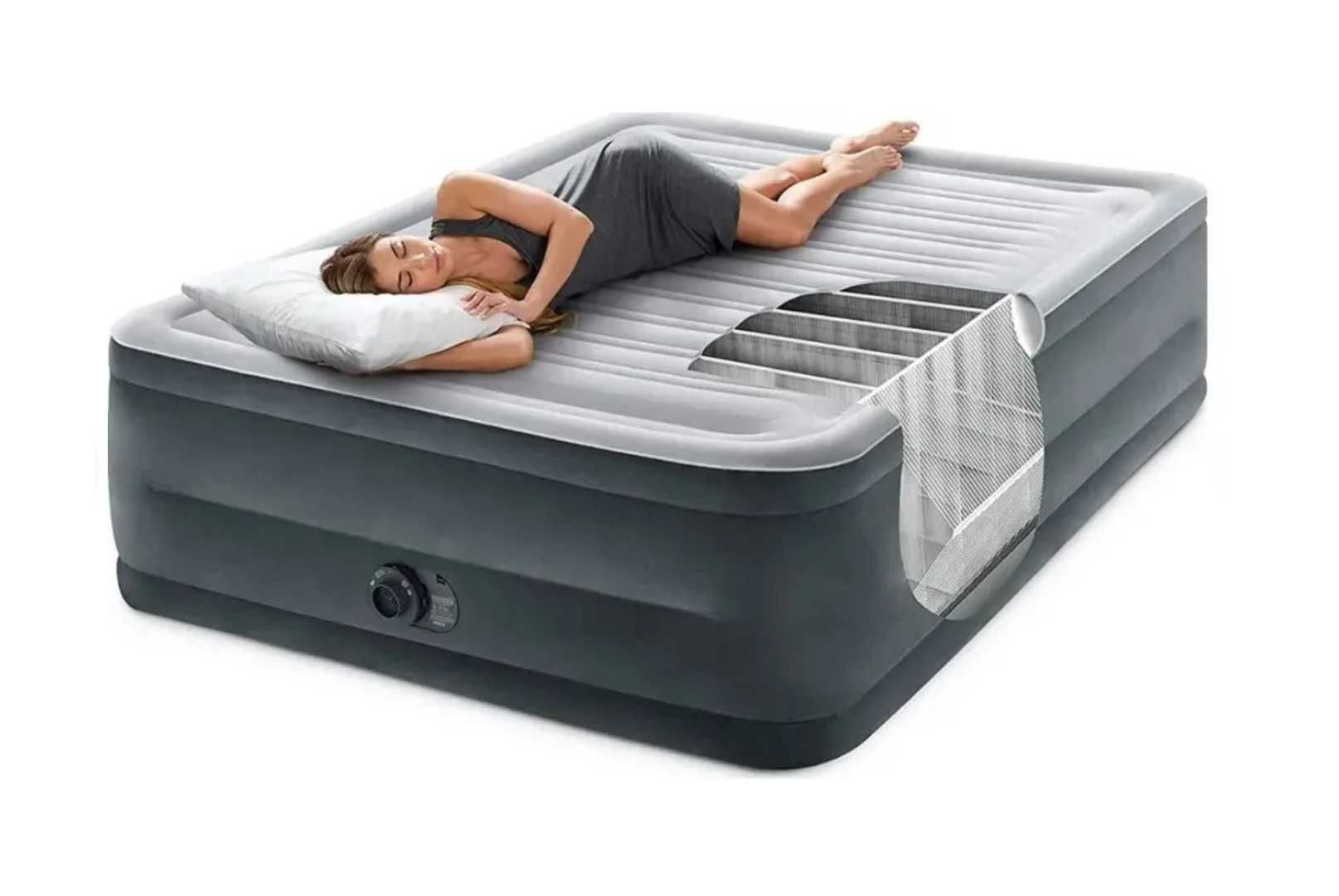 Матрас надувной Intex-203х153х56 см. Самый высокий Доставка бесплатно