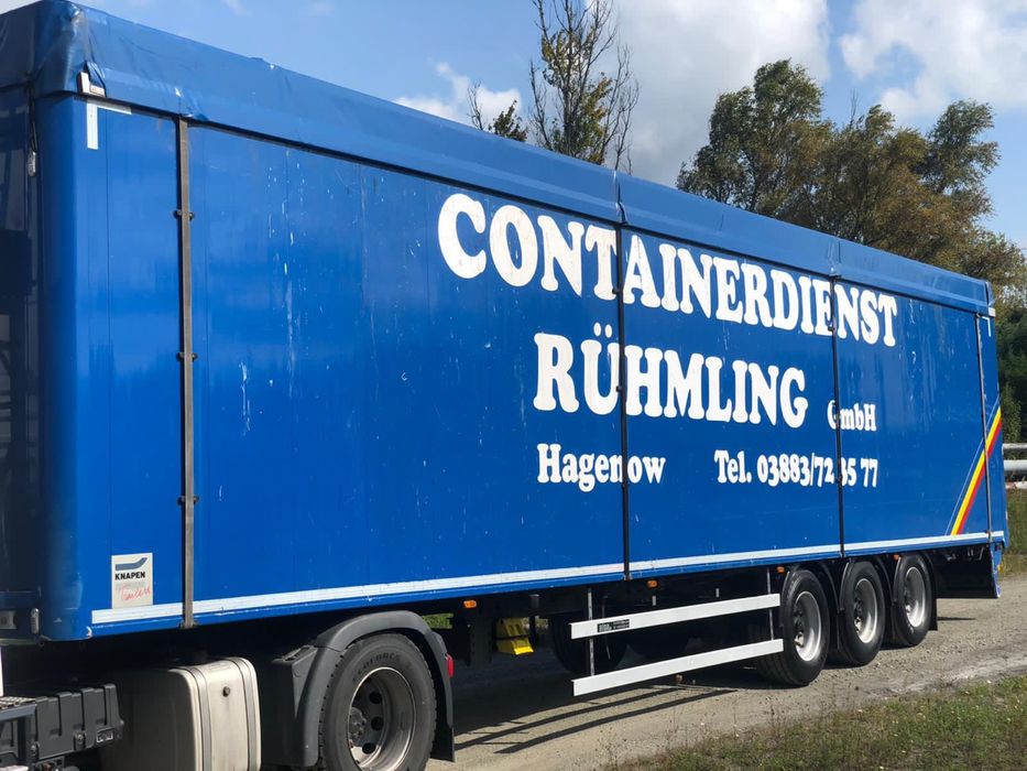 Vând semiremorcă Knapen 93 mc Walking floor