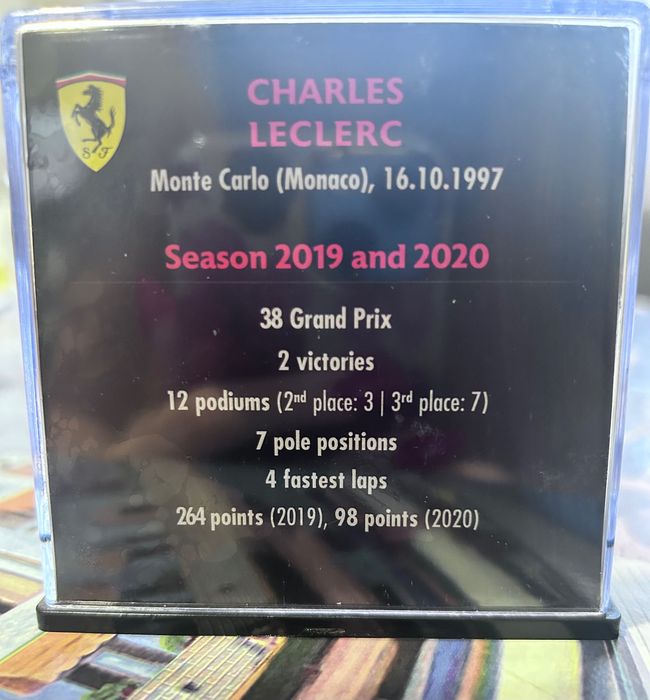 Колекционерска F1 каска на Charles Leclerc