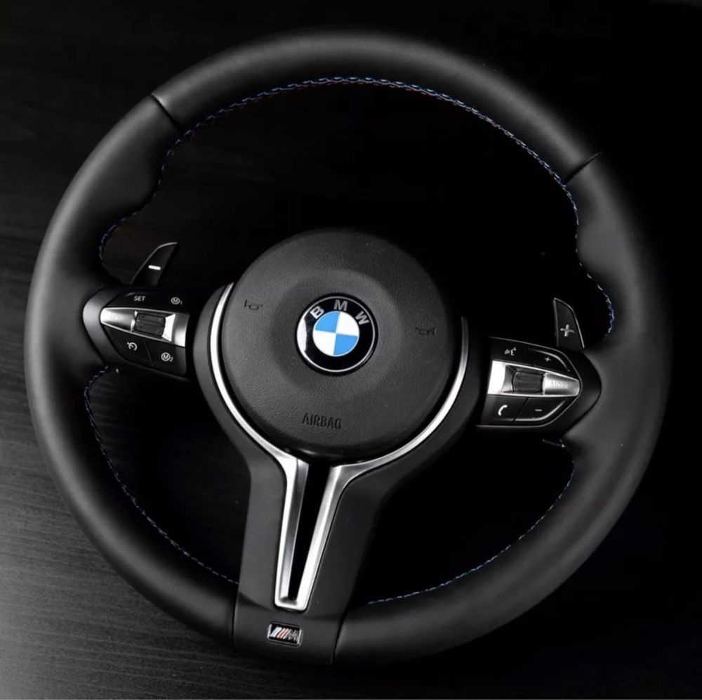 Руль на BMW F30, F15, F10, F01 с установкой