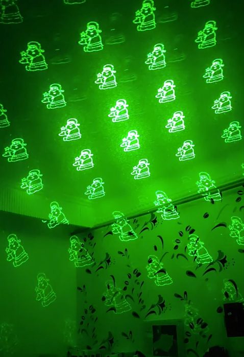 Laser interior pentru Crăciun