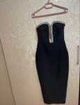 Rochie neagra bandaj