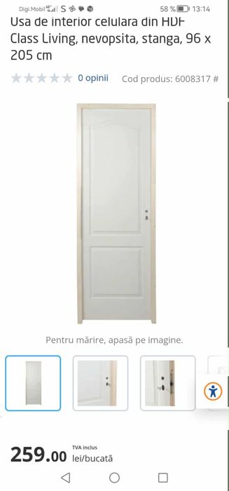 Usi de camera/baie noi