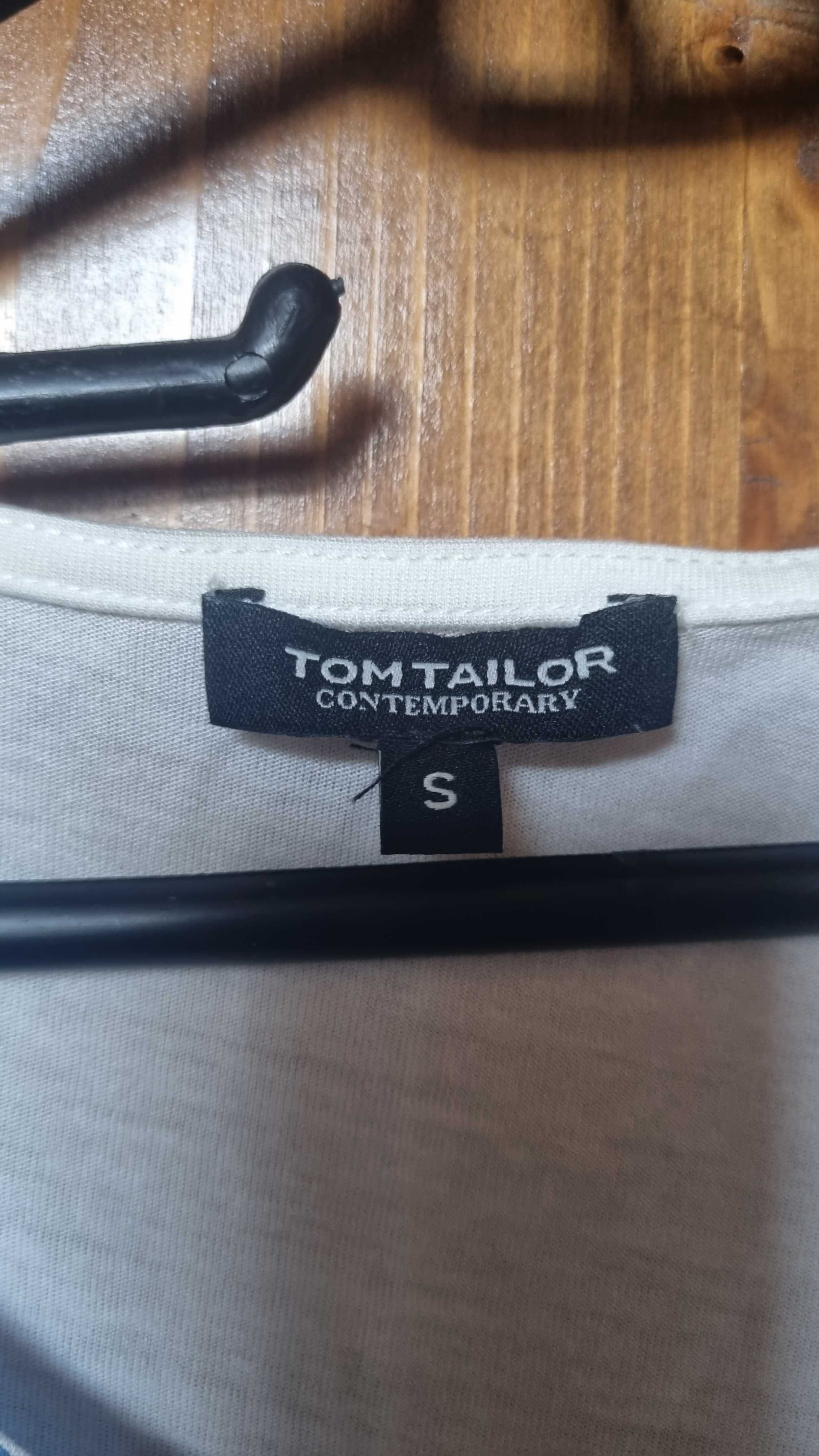 Блуза сатен + трико Tom Tailor