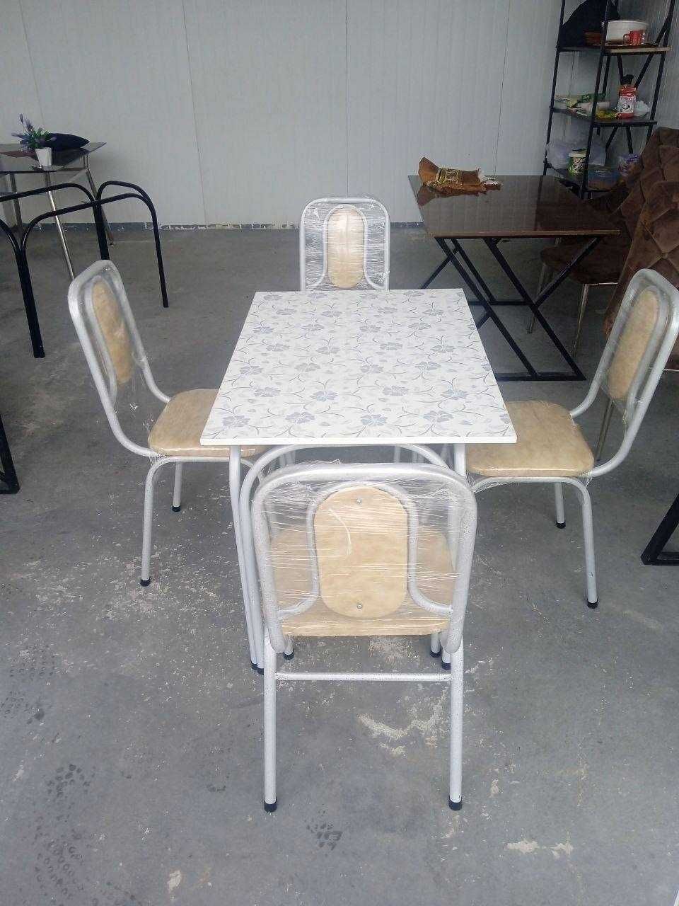 Стол со стульями Кухонный стол стул stol stul stullar kafe uy hovli