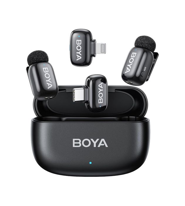 Конденсаторный микрофон Boya Mini Всенаправленный Портативный для Смар