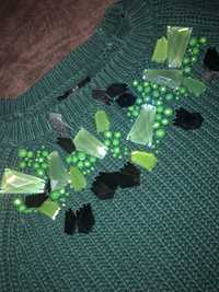 Pulover verde smarald