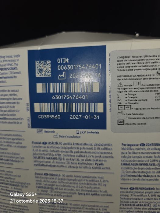 Lentile contact zilnice Alcon