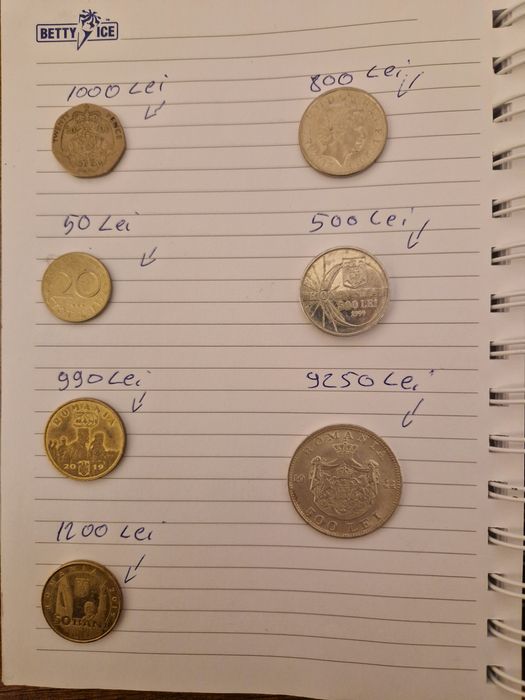 Monezi vechi de vânzare