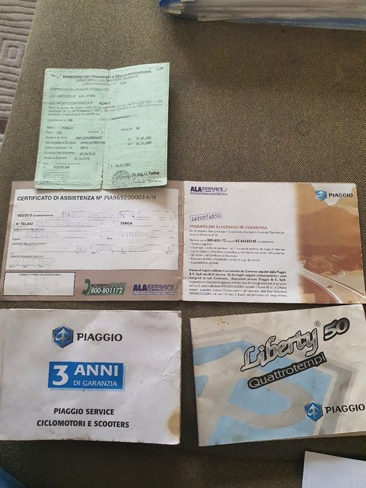 Vand Piaggio Liberty 4timpi