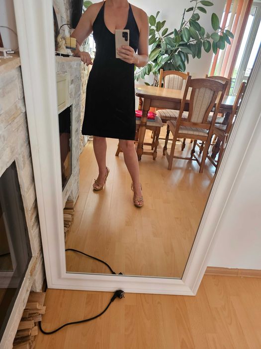 Rochie catifea eleganta, marime M, noua