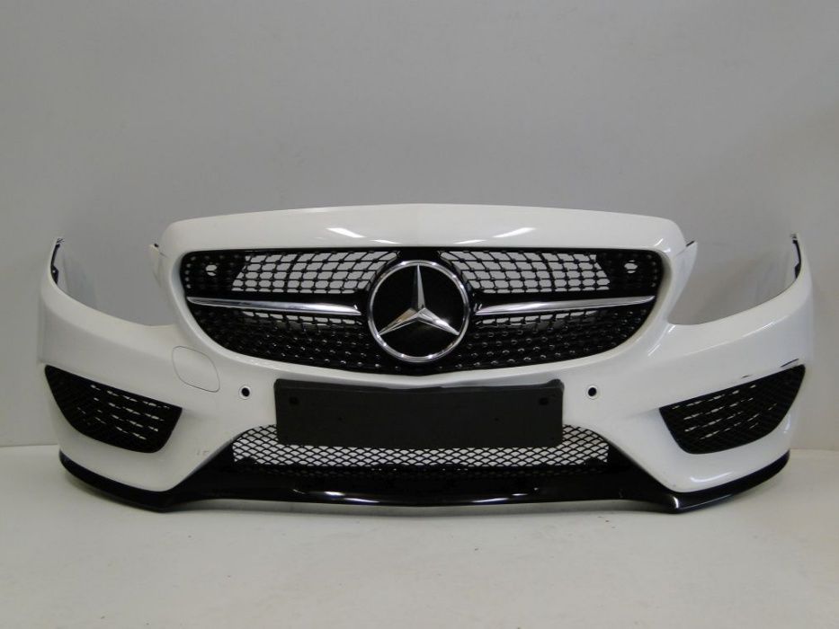 Mercedes W205 C class bara fata amg grila crom scheleti