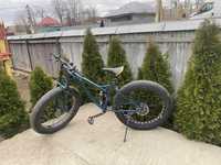 Bicicleta fat bike full suspensie  citiți descrierea