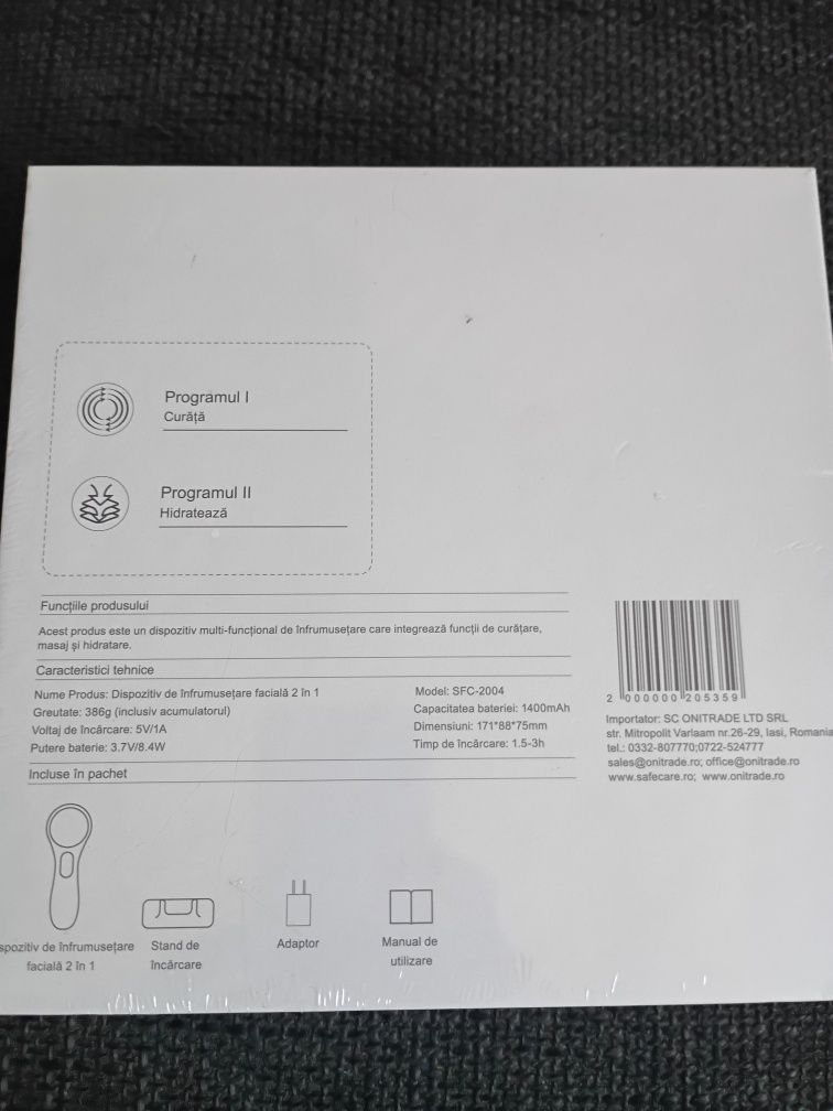 Dispozitiv facial de înfrumusețare