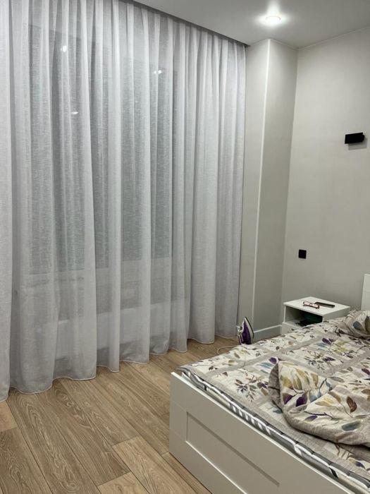 Тюль лен плотные