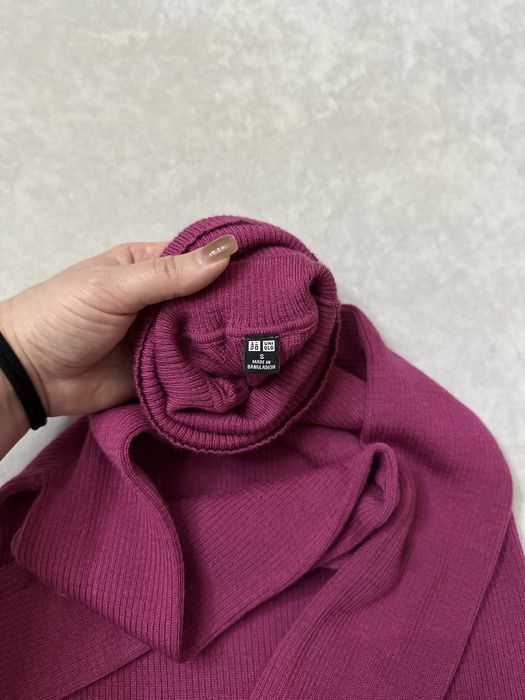 Uniqlo Юникло водолазка 100 % шерсть