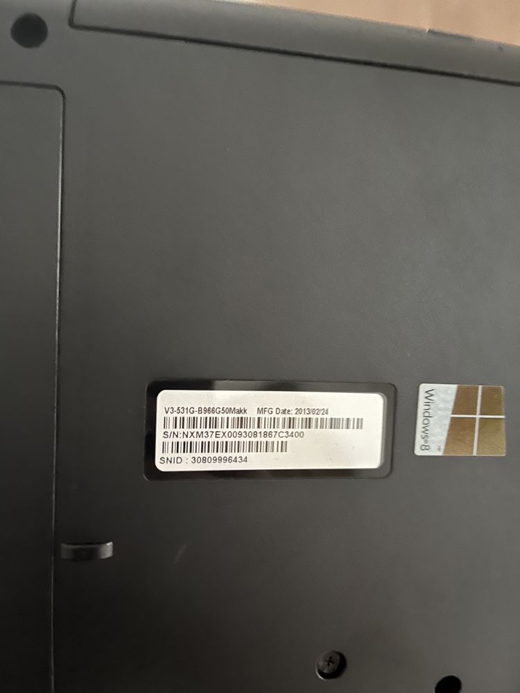 Laptop Acer negru