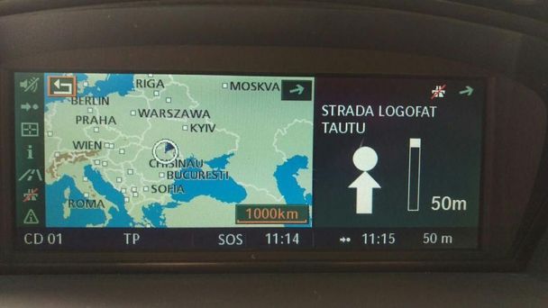 DVD Navigatie BMW seria 1/3/5/6/2X5/X6 - Professional - Romania 2023
