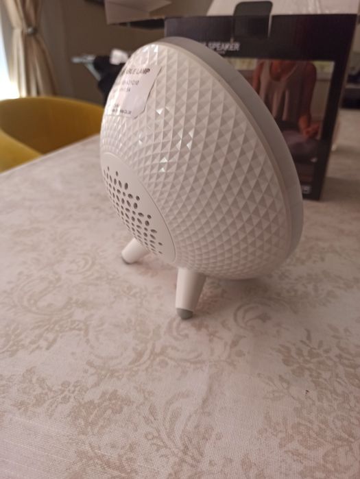 Нощна лампа Bluetooth високоговорител със светлина, безжично зарядно,