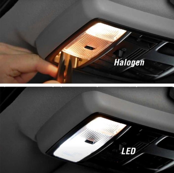 Set Becuri LED Interior VW Golf 6 Golf 7 Canbus Fara Eroare Alb Xenon