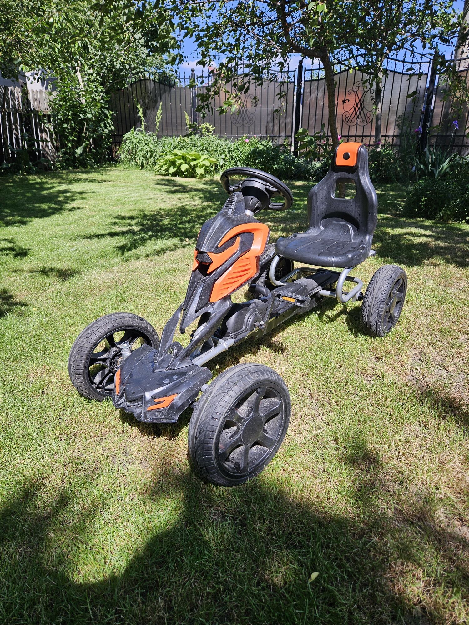 Kart cu pedale Go Kart Black