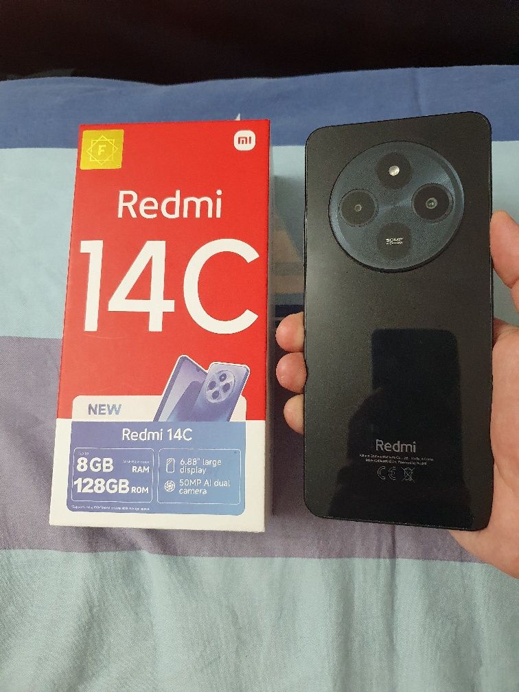 Srochna Sotiladi Xiaomi Redmi 14C 8/128Gb Black 4G Orginal yengi madel