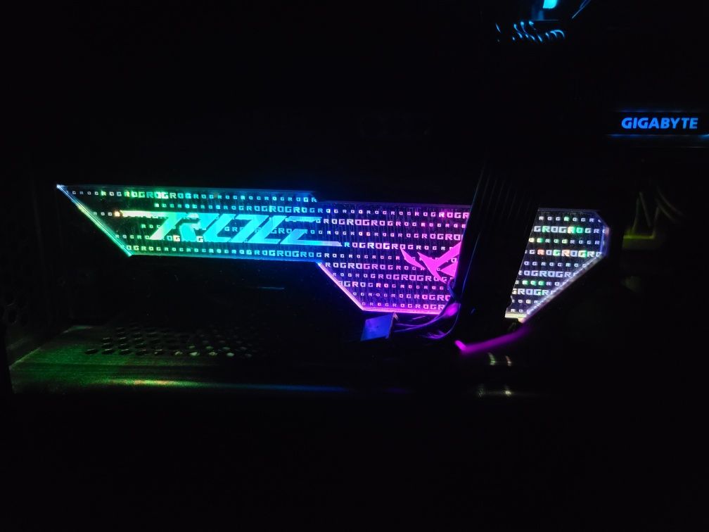Stand placă video cu rgb - Asus ROG Herculix