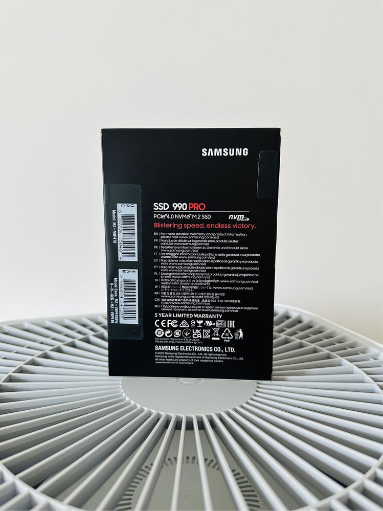 SSD Samsung 990 PRO 4TB, PCIe Gen 4.0 x4, NVMe, M.2